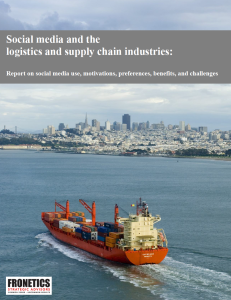 social media and the logistics and supply chain industries