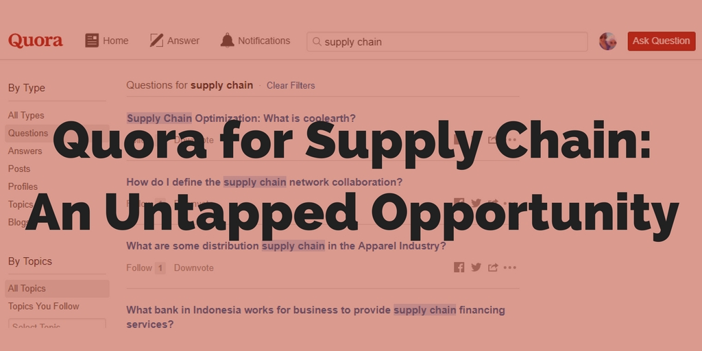 Quora for Supply Chain