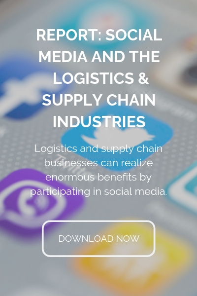 report on social media in the logistics and supply chain industries