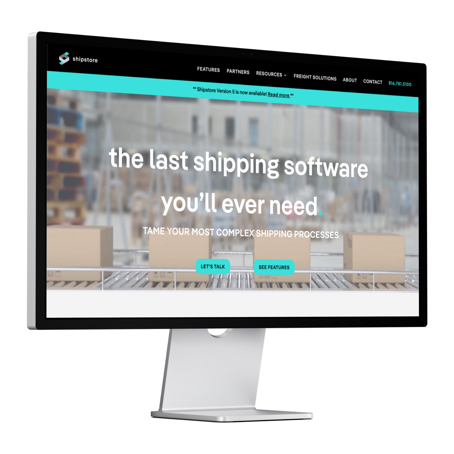 Shipstore website - website design and development example